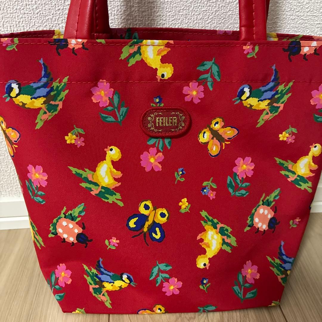 FELER 花と鳥のプリント ハンドバッグ — image 4