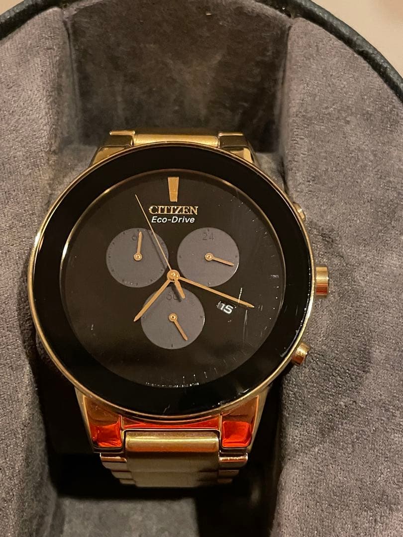 CITIZEN Eco-Drive クロノグラフ 時計 ゴールド — image 2