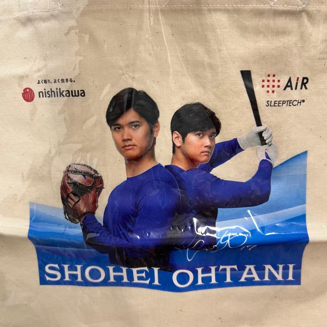 nishikawa AiR SLEEPTECH 大谷翔平 トートバッグ 非売品 — image 2