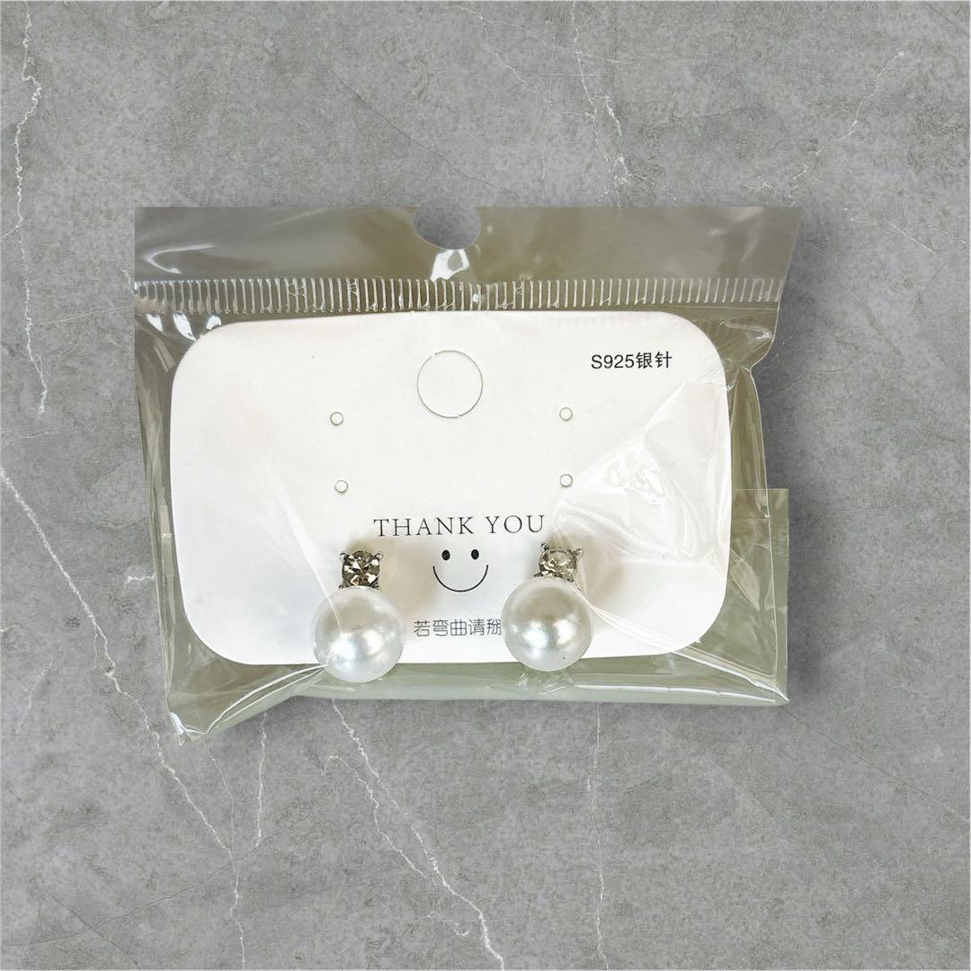 【新品】シンプル　結婚式　フォーマル　パール イヤリング パーティー クリップ — image 4