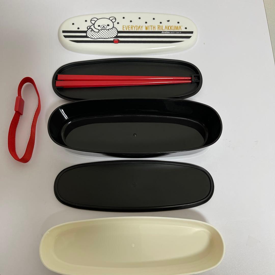リラックマ 2段弁当箱 箸付き　新品未使用 — image 4