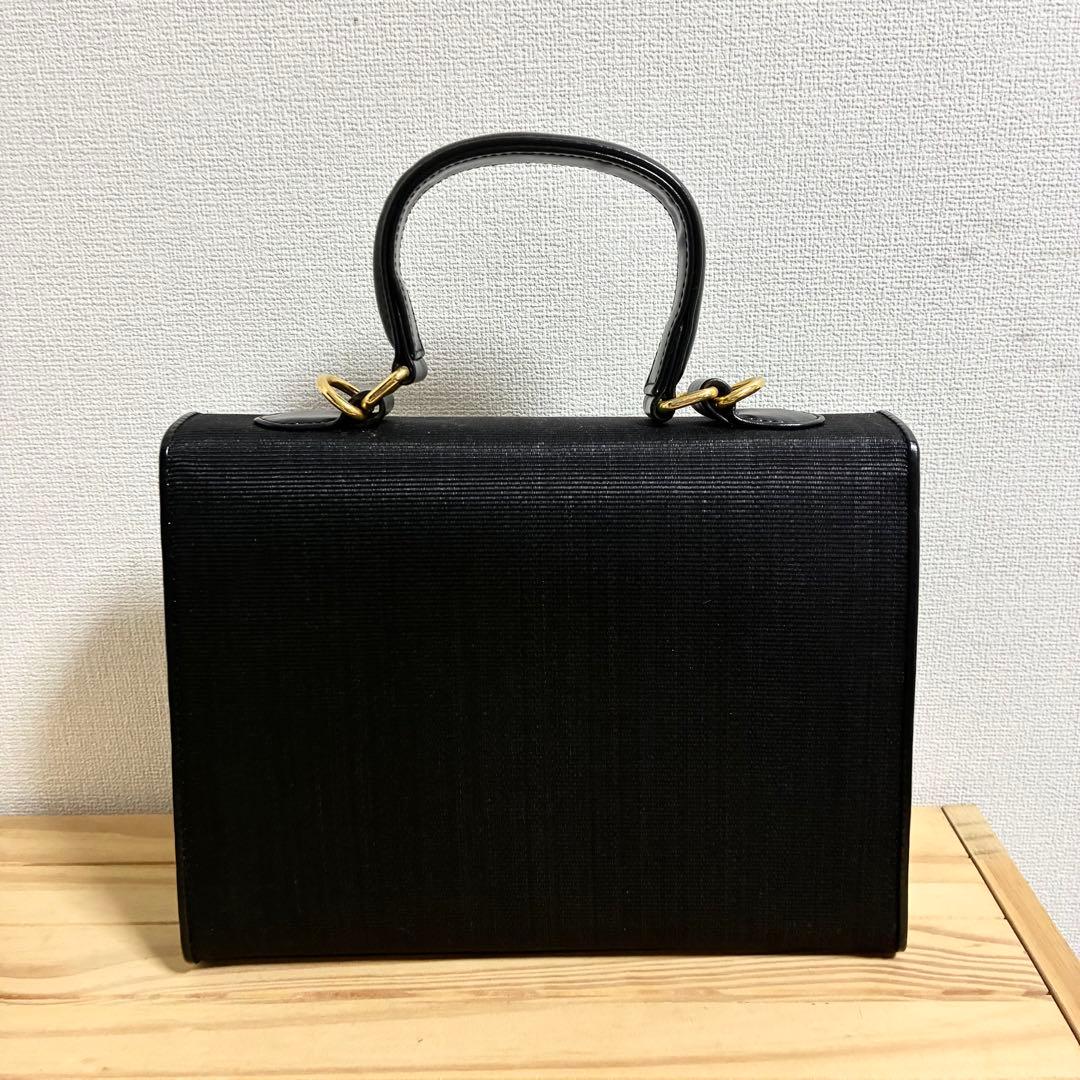 新品未使用品　ホースヘア　ハンドバッグ　ブラック　黒　2way ショルダー　馬毛 — image 5
