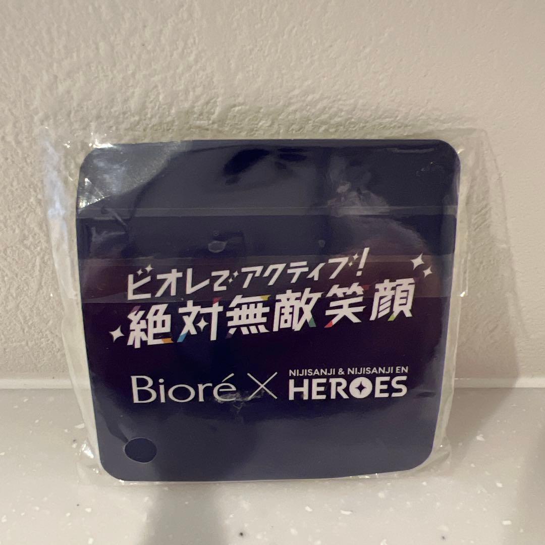 ビオレ にじさんじ コラボ HEROES ユーキューウィルソン 缶バッジ — image 2