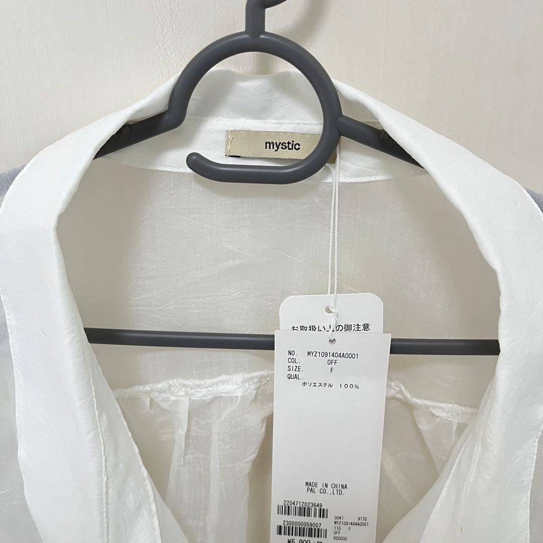 【新品】mystic シアーシャツ — image 5