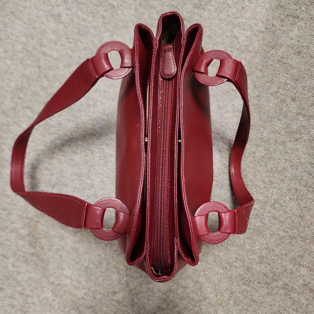 Kitamura キタムラ ハンドバッグ レッド レザー — image 4