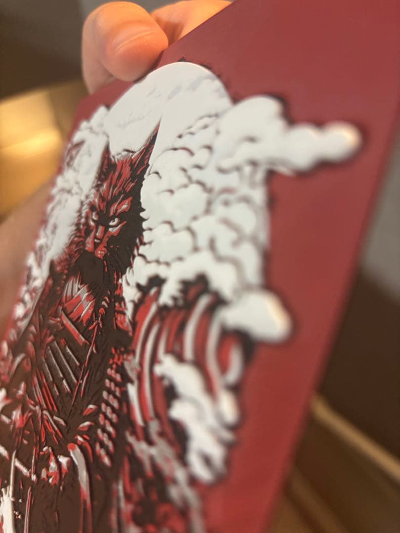 猫好き必見 黒猫侍の和風3Dアートパネル — image 3