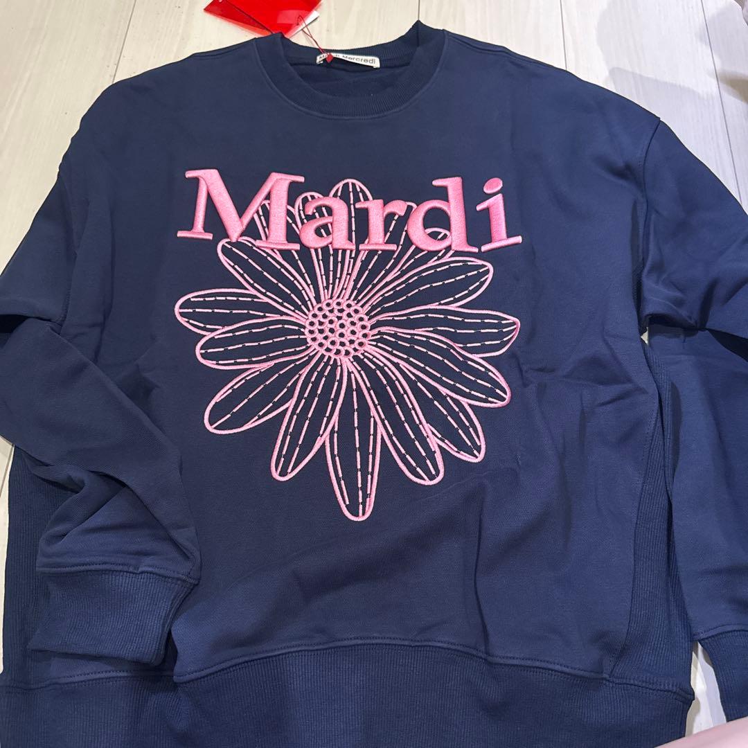 Mardi Mercredi マルディメクルディ刺繍スウェット — image 4