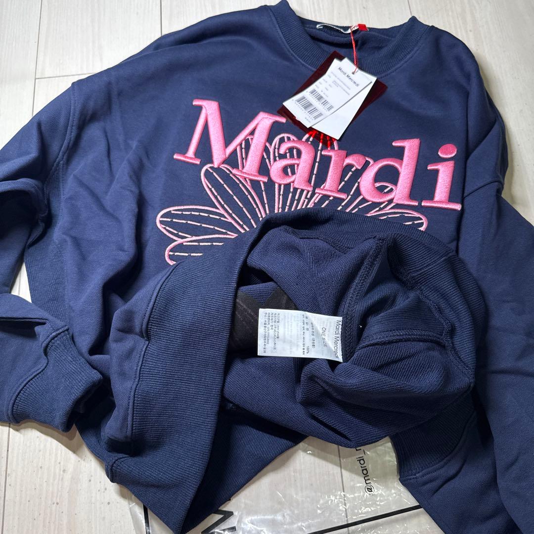 Mardi Mercredi マルディメクルディ刺繍スウェット — image 5