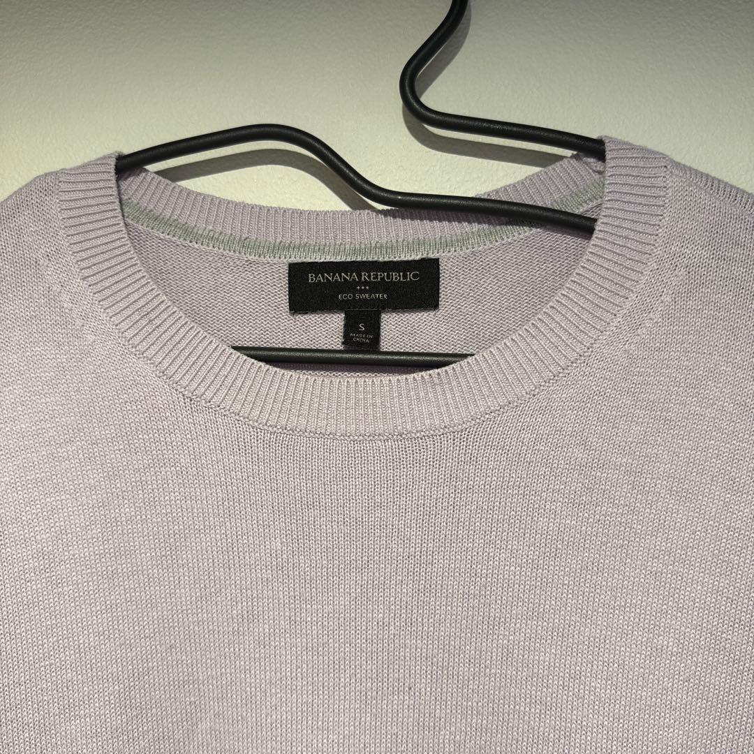 Banana Republic Eco Sweater ラベンダー S — image 2