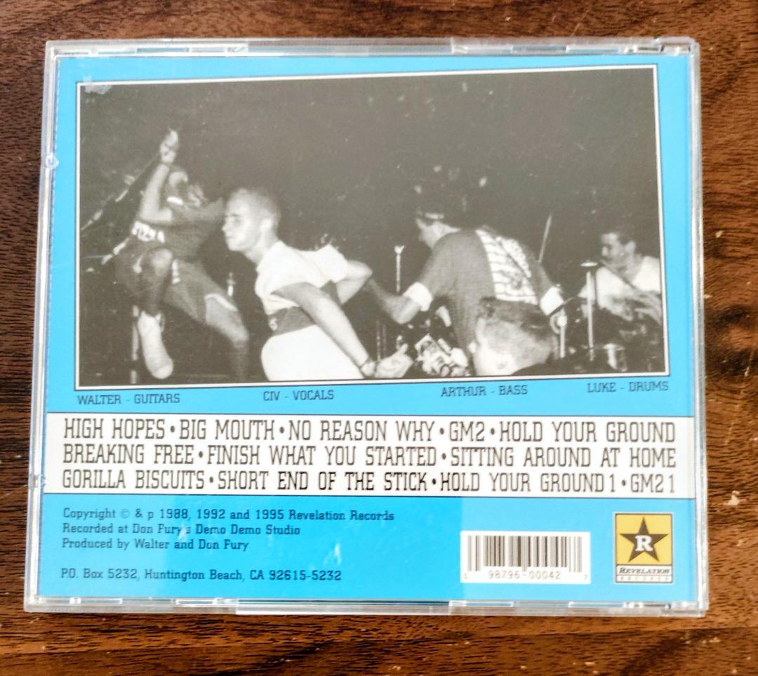 Gorilla Biscuits CD — image 2