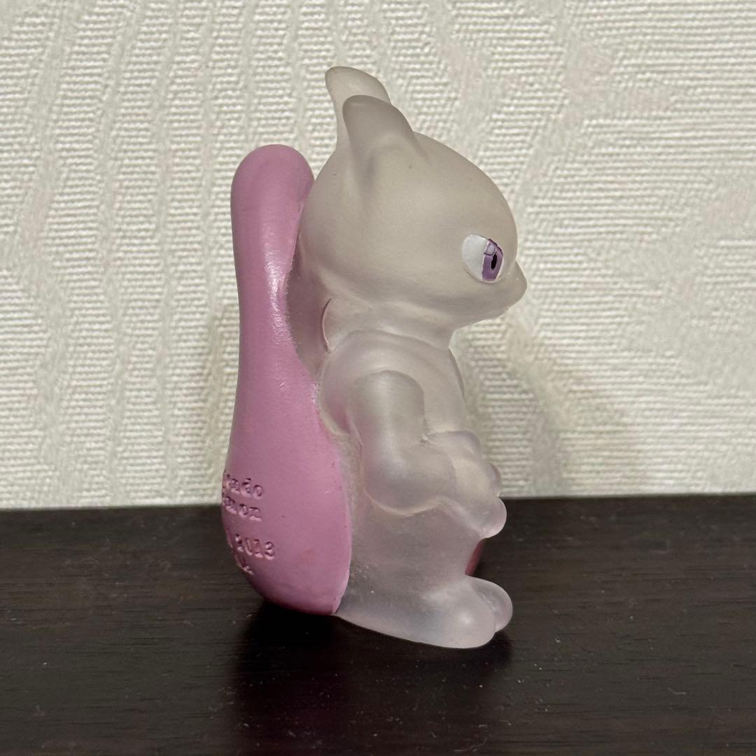 初代　ミュウツー クリア フィギュアポケモン 指人形 ソフビ — image 2