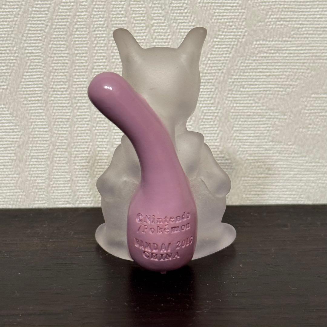 初代　ミュウツー クリア フィギュアポケモン 指人形 ソフビ — image 3