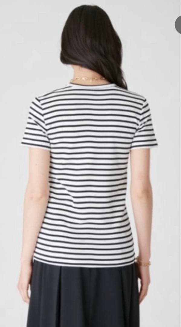 Mila Owen 半袖カットソー ボーダー Tシャツ　サイズ1 — image 3