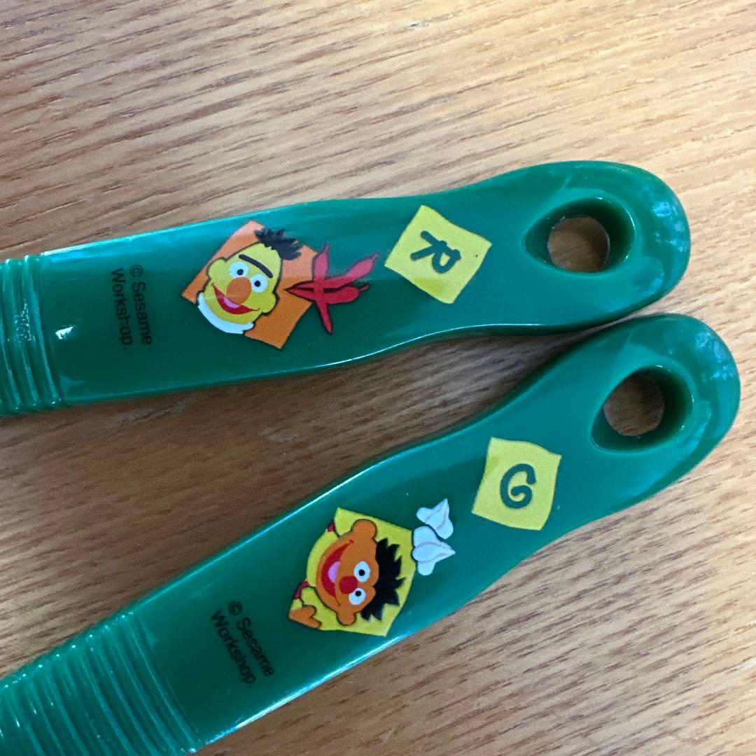 ※傷汚れ無し！Sesame Street レードル 穴あきお玉 2本セット — image 2