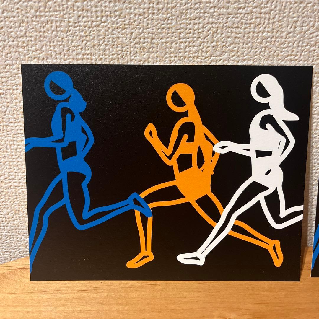 ジュリアンオピー　ランナー 2枚セット ポストカード　アート　ginzasix — image 2