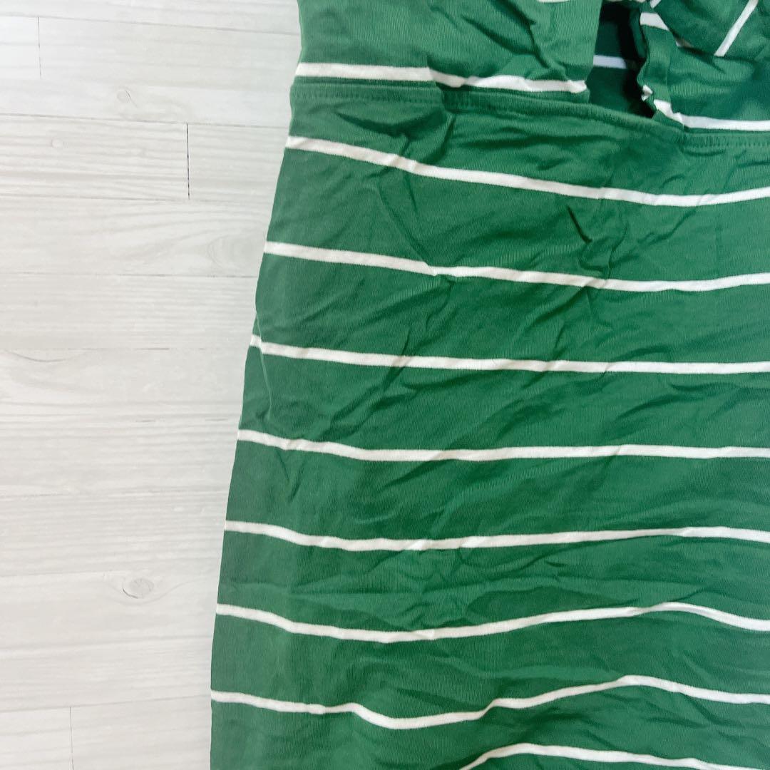 FOREVER21 [M] グリーンストライプ キャミワンピース 緑 リゾート — image 5