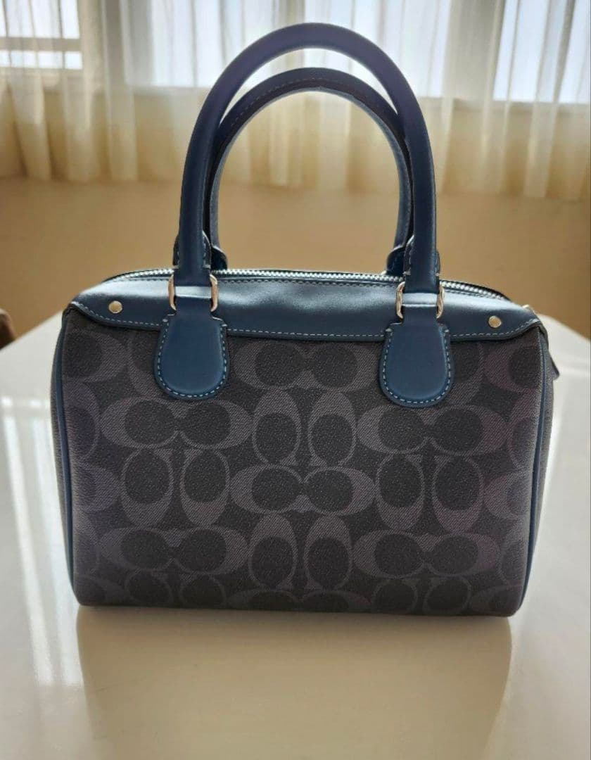【美品　激レア　ラス1】COACH ワッペン付きハンドバッグ — image 2