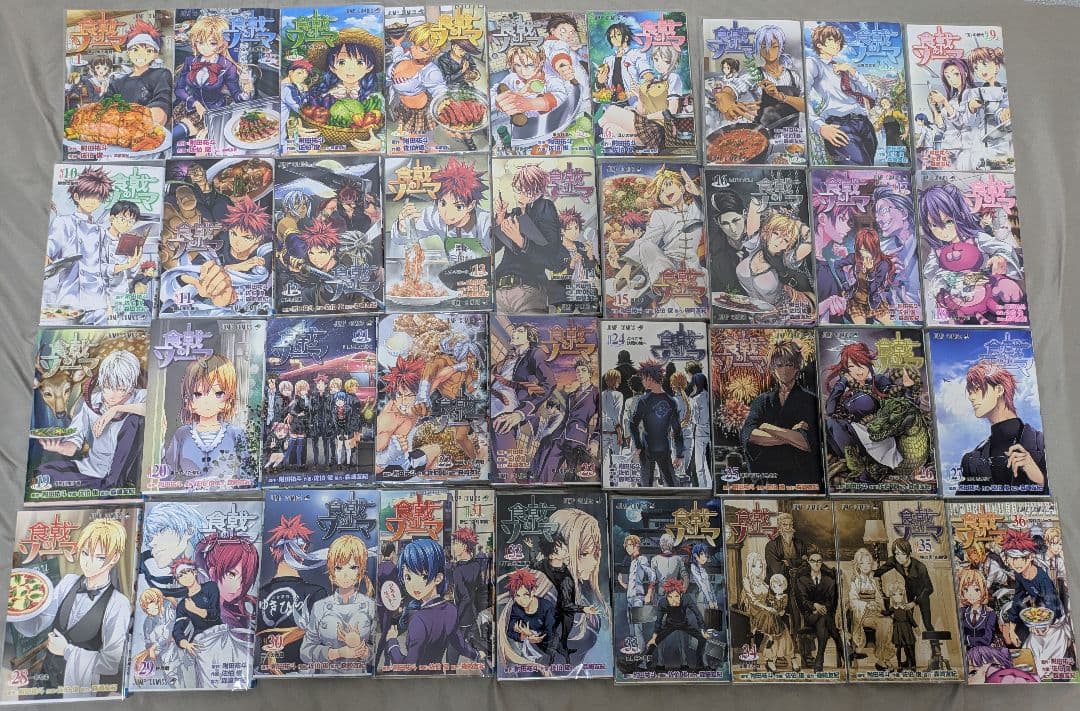 食戟のソーマ 全巻セット 少年漫画　透明ブックカバー付き — image 2