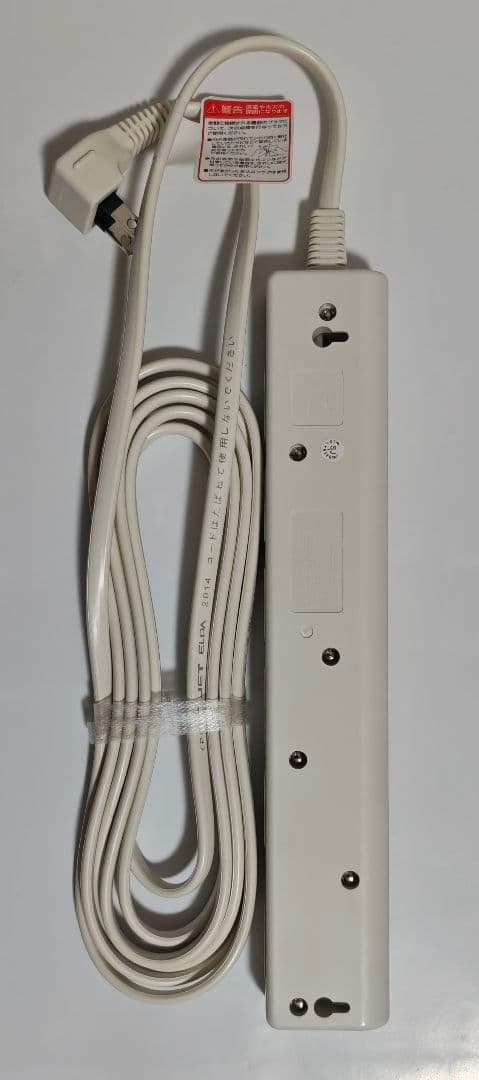 【新品未使用】朝日電気 LEDランプ スイッチ コード長：3m 6個口 横差し — image 4