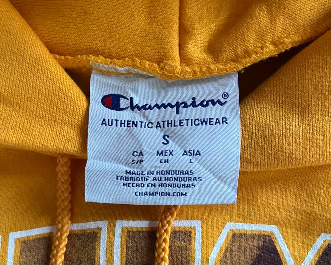 Champion MINNESOTA パーカー イエロー S チャンピオン　黄色 — image 3