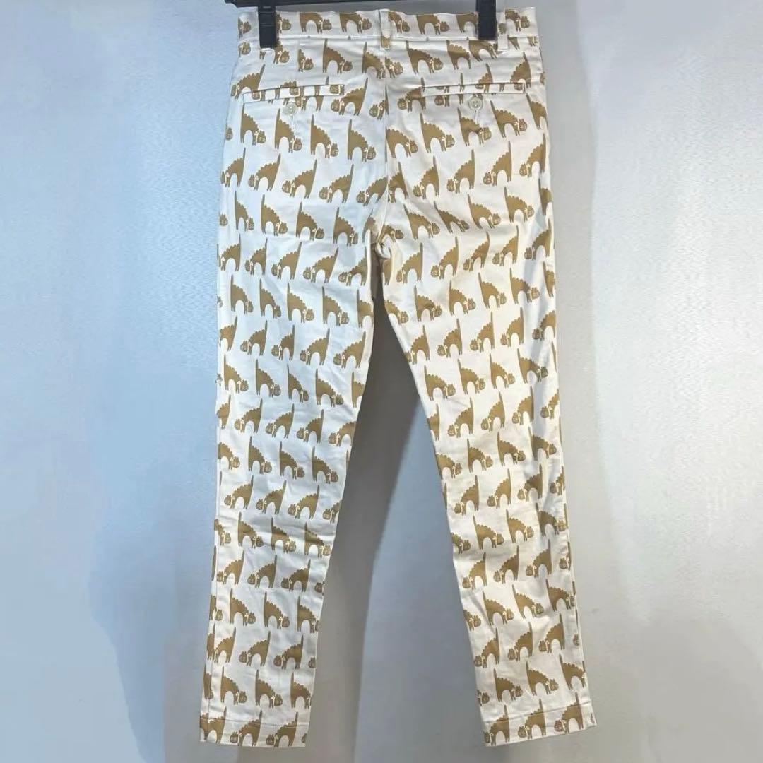 【peu pres】猫柄 テーパードパンツ ストレッチパンツ 日本製　総柄 — image 5
