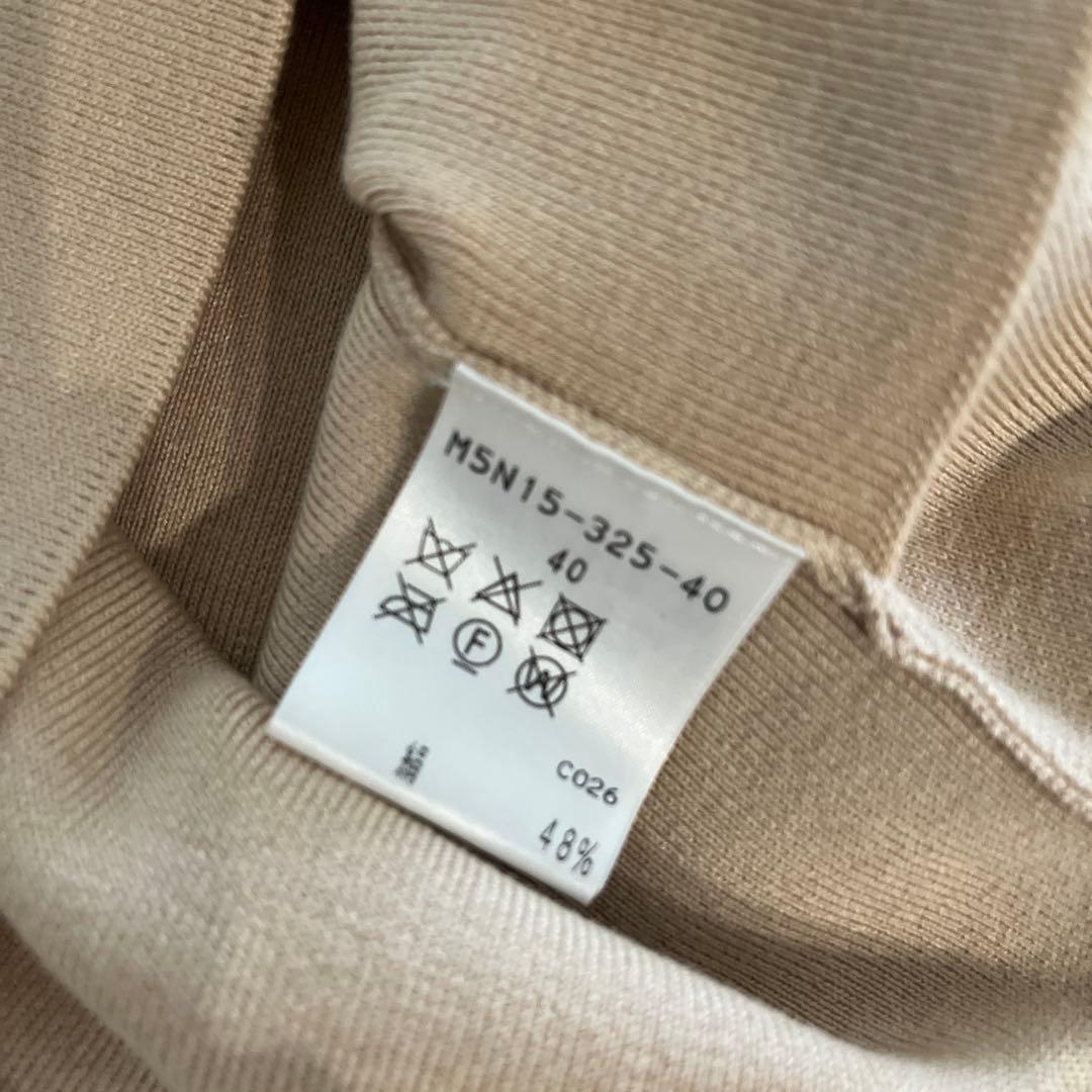 EPOCA 長袖 リボン カットソー トップス ベージュ　40. — image 4