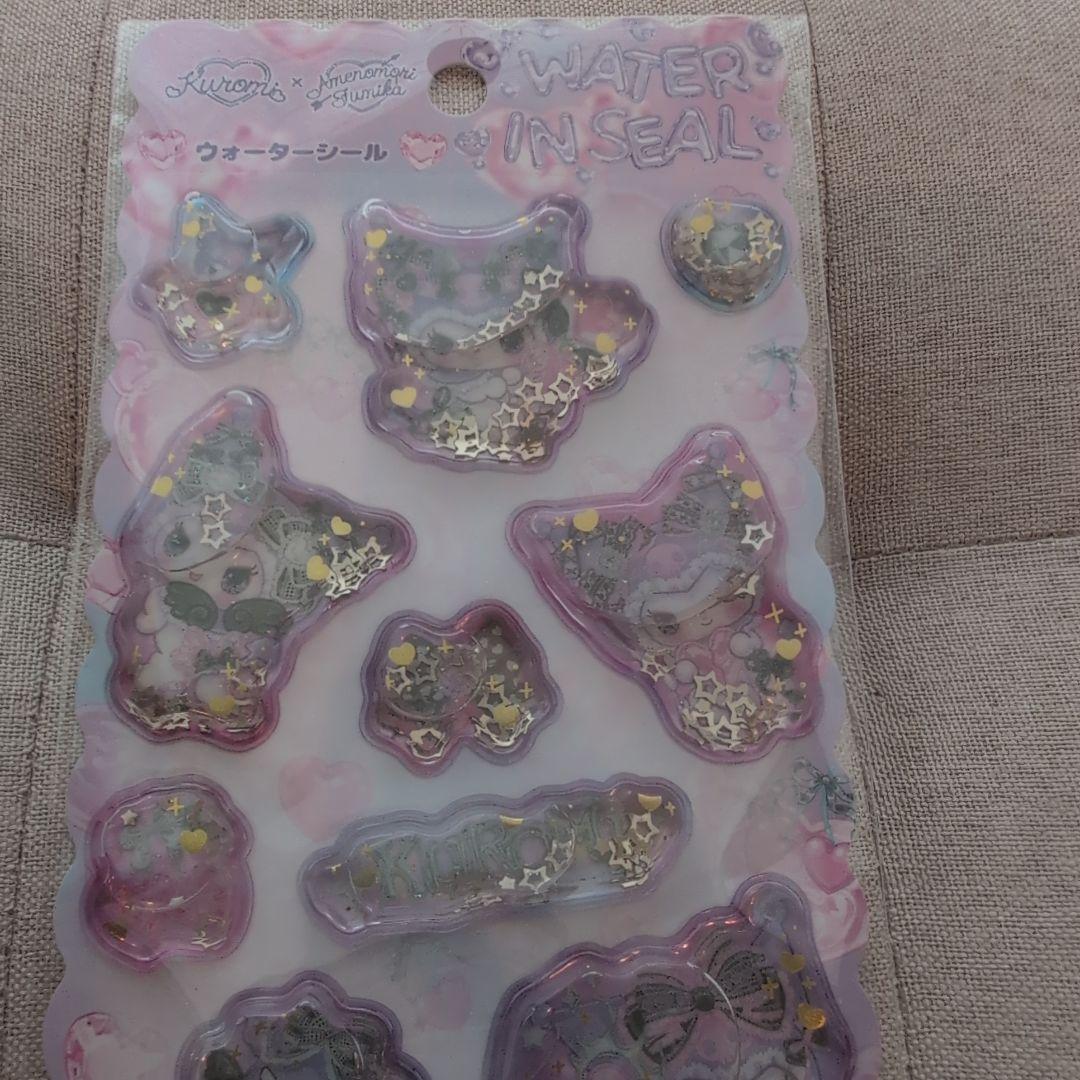【正規品】サンリオ クロミと雨森ふみかコラボ　ウォーターシール ステッカー — image 2