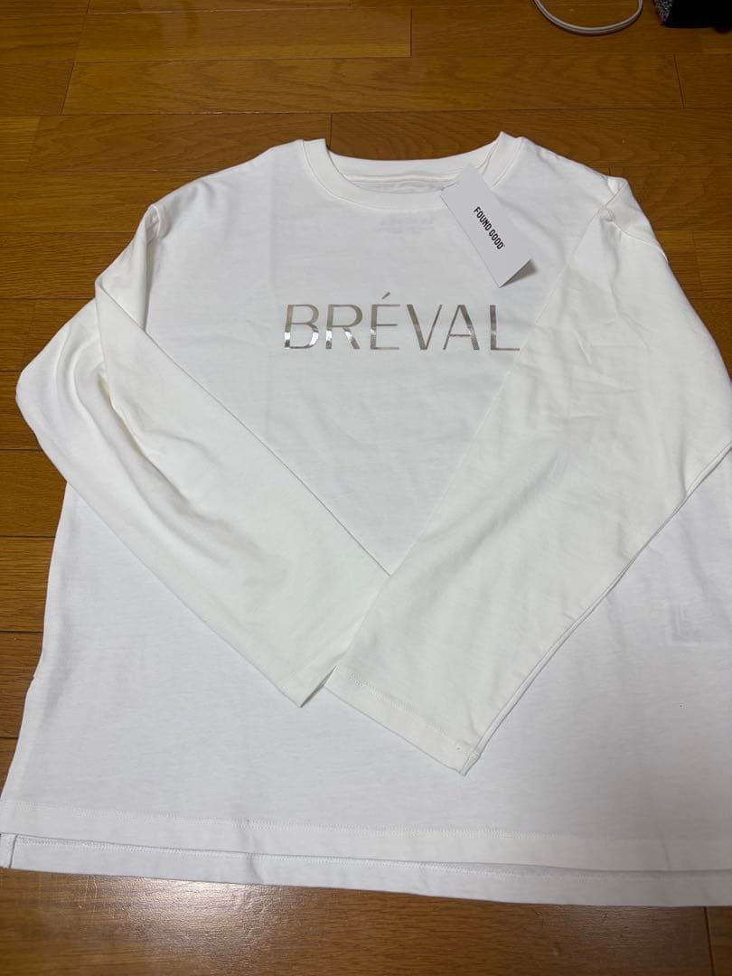 新品 ロゴプリント 長袖Tシャツ ホワイト M — image 2