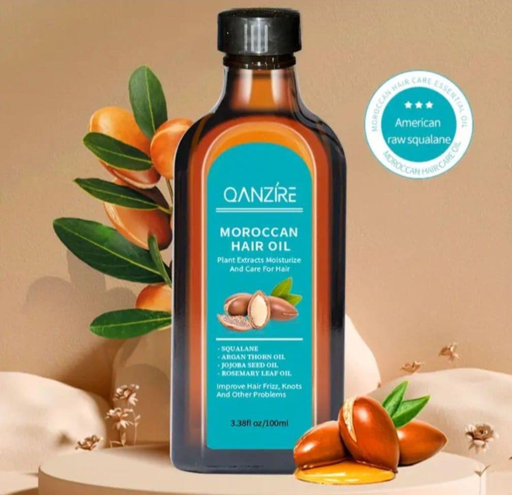 QANZIRE モロッカンヘアオイル 100ml ２本セット — image 2