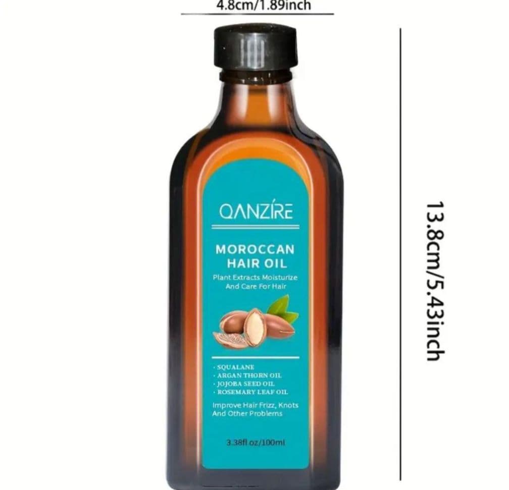 QANZIRE モロッカンヘアオイル 100ml ２本セット — image 3