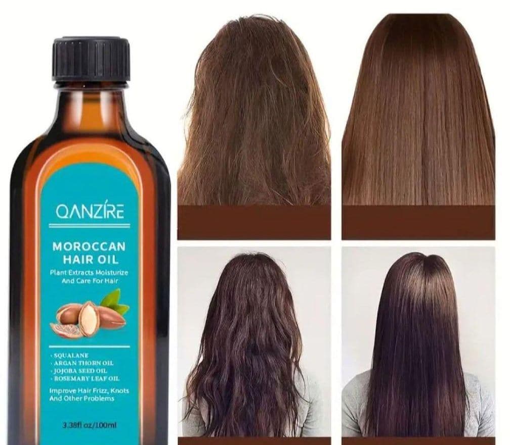 QANZIRE モロッカンヘアオイル 100ml ２本セット — image 4