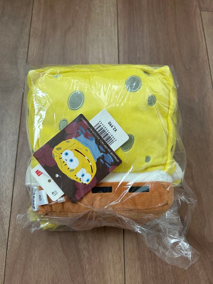 【新品】☆UNIQLO ユニクロ 限定 コラボ スポンジボブ ぬいぐるみ ☆ — image 2