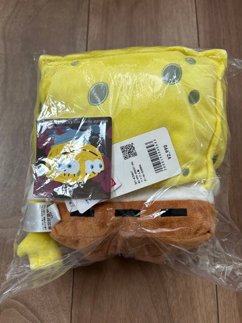 【新品】☆UNIQLO ユニクロ 限定 コラボ スポンジボブ ぬいぐるみ ☆ — image 4