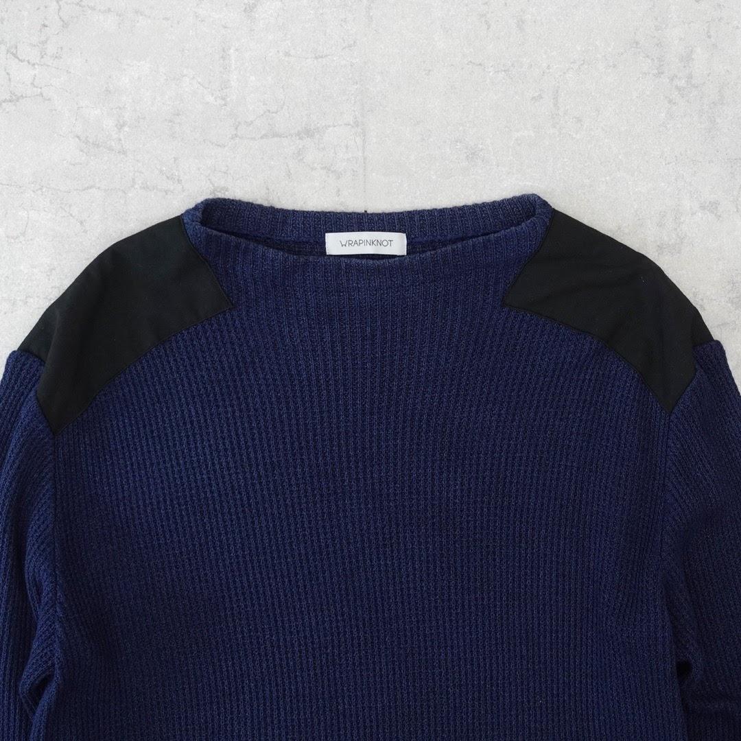 【USED・美品】WRAPINKNOT 和紙レーヨン畦編みサマーニット — image 3