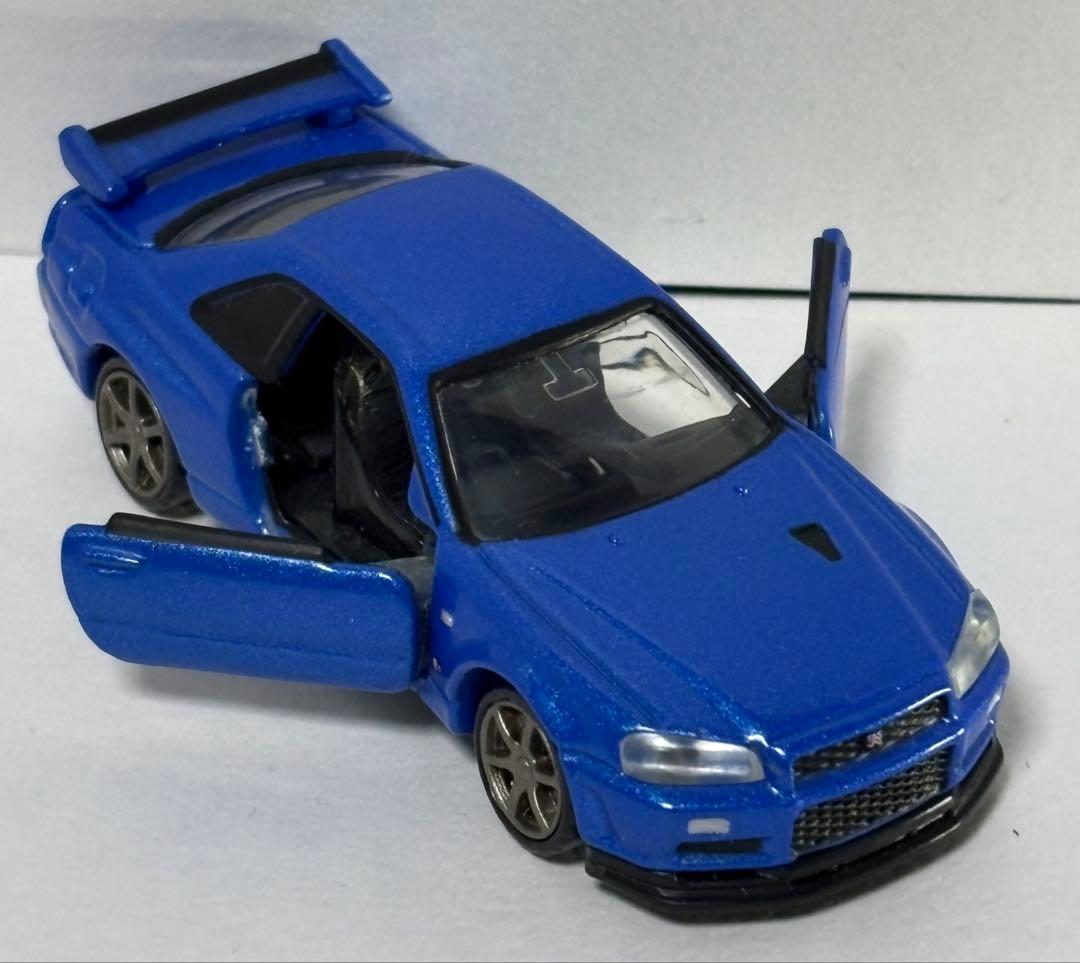トミカ 日産 スカイライン GT-R BNR34 ブルー — image 3
