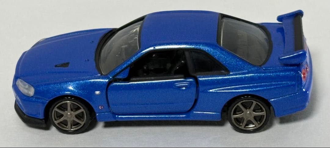 トミカ 日産 スカイライン GT-R BNR34 ブルー — image 5