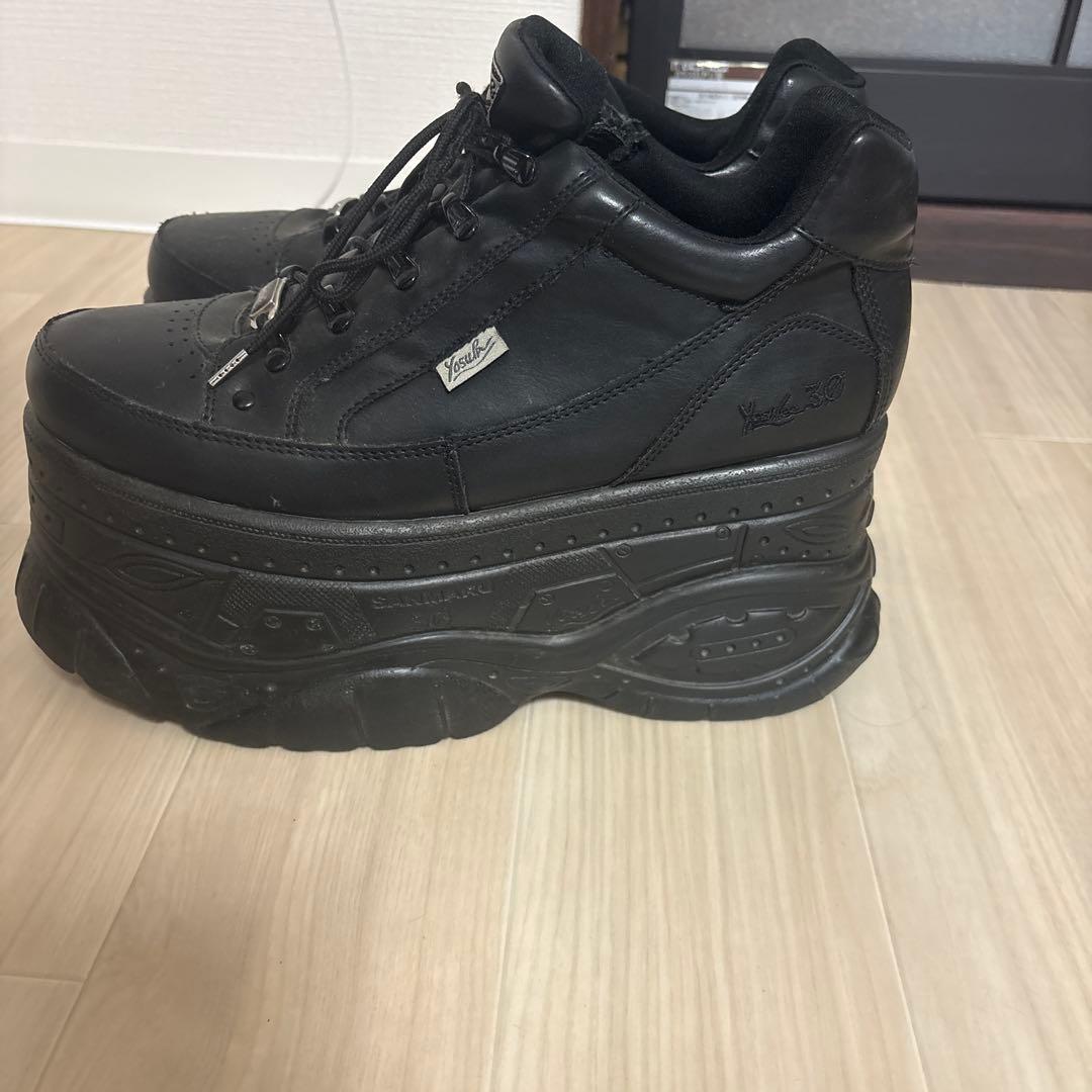 美品】YOSUKE ヨースケ 超厚底スニーカー ブラック 黒 【28センチ】 — image 2