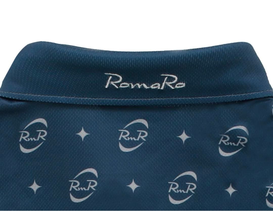 【新品】RomaRo ネイビー ポロシャツ L — image 2
