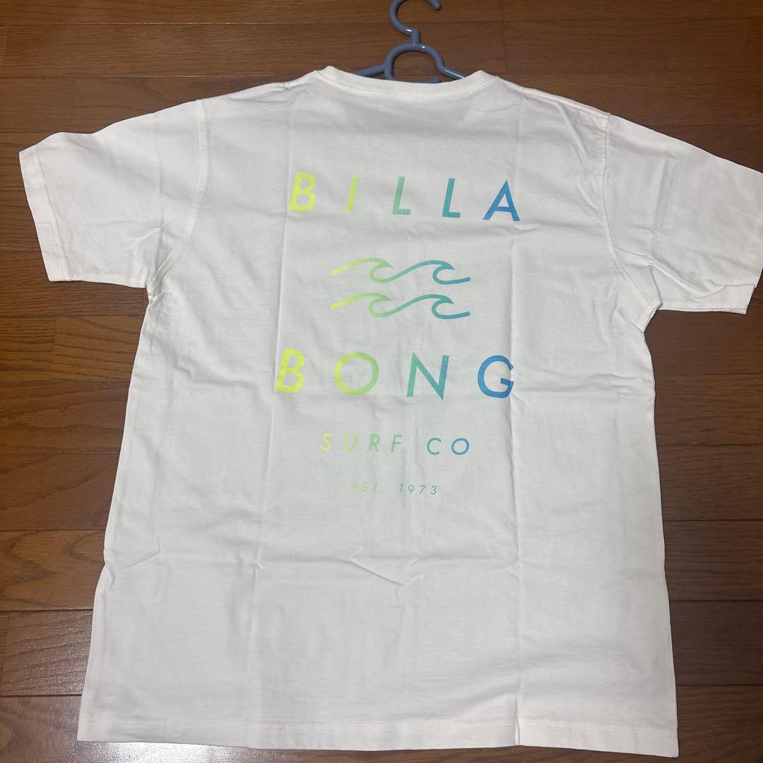 BILLABONG Tシャツ ホワイト グラデーションロゴ — image 2