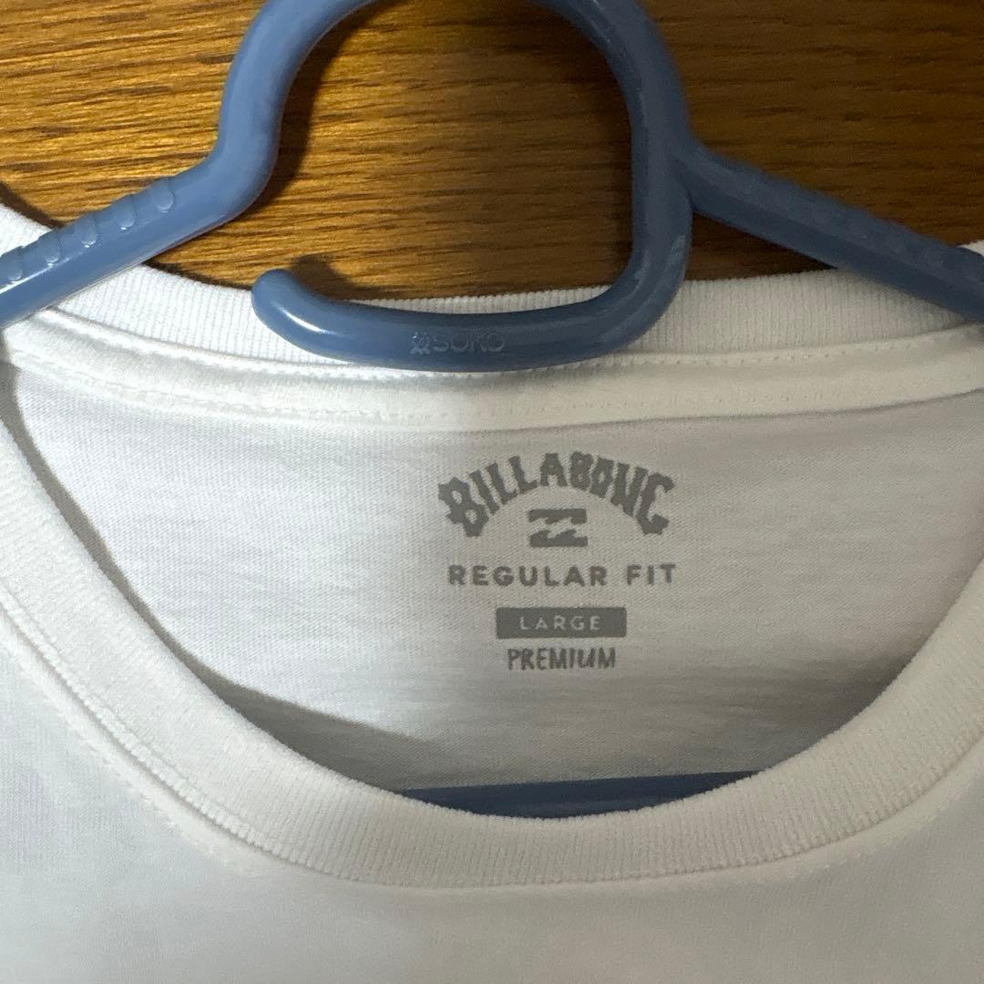 BILLABONG Tシャツ ホワイト グラデーションロゴ — image 3