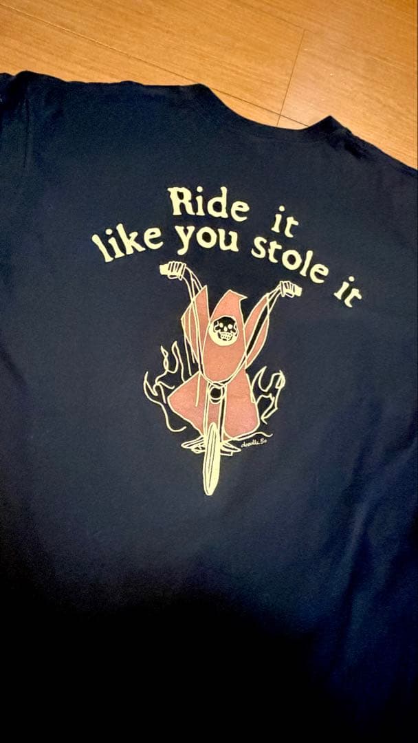 Doodle50 ブラック Tシャツ XL — image 2