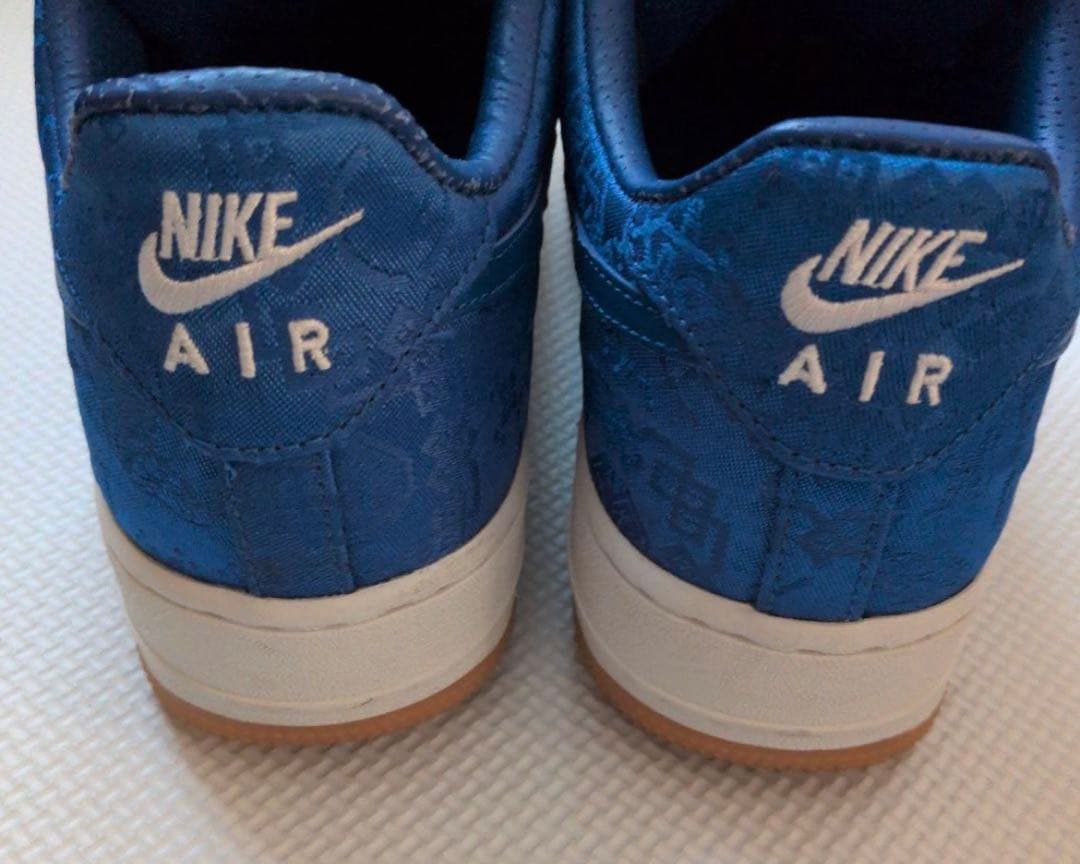 NIKE エアフォース1 ×CLOT ブルー — image 3