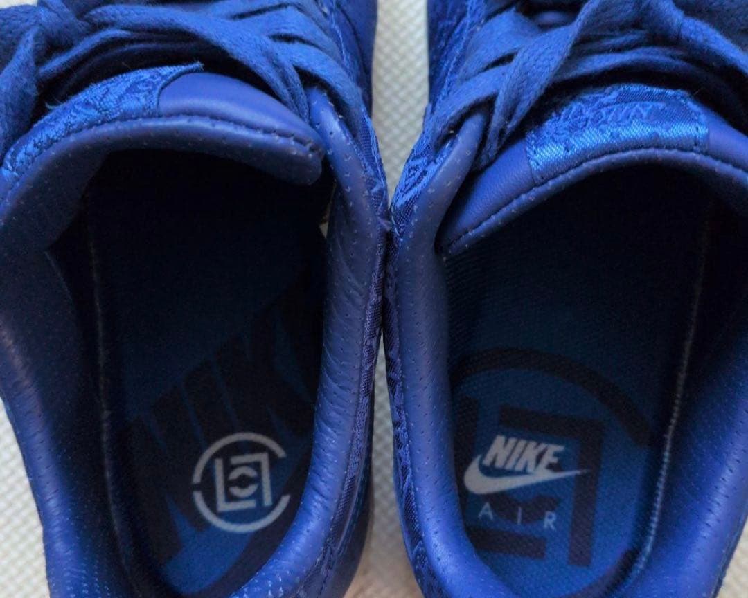NIKE エアフォース1 ×CLOT ブルー — image 4