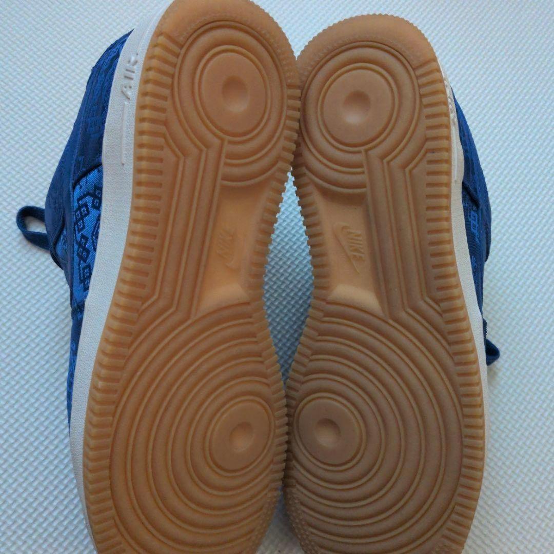 NIKE エアフォース1 ×CLOT ブルー — image 5