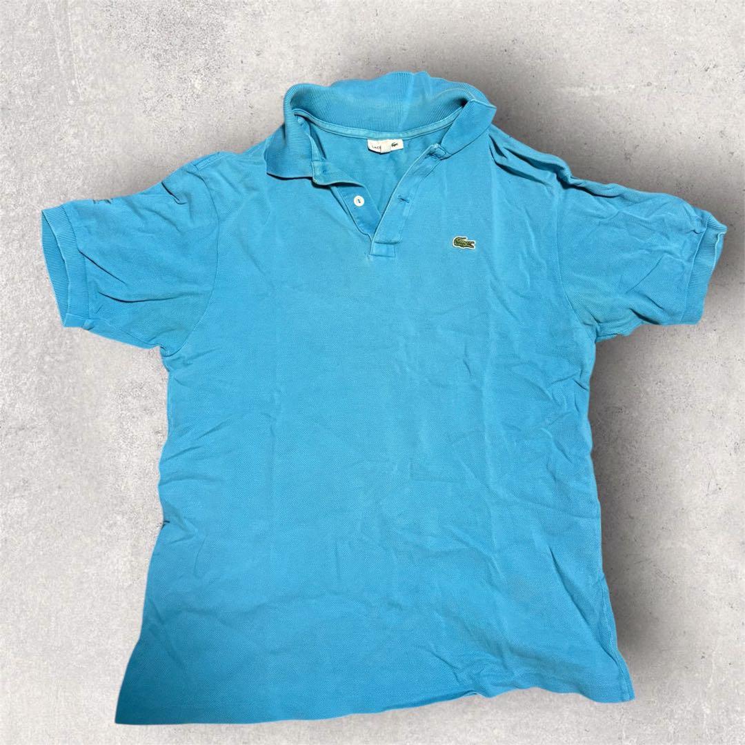 LACOSTE ラコステ ポロシャツ ライトブルー yoko drip — image 2