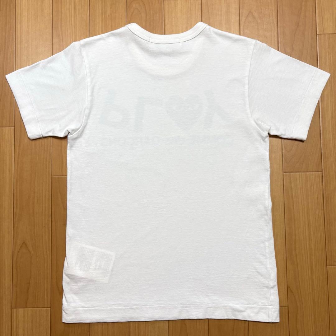 コムデギャルソン Tシャツ サイズS ホワイト 白 半袖 カットソー 逆PLAY — image 5