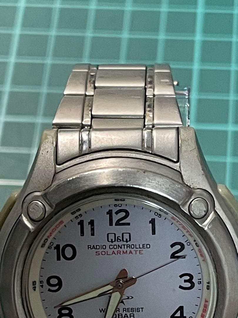Q&Q SOLARMATE 電波ソーラー アナデジ腕時計 メンズ 稼働品 — image 2