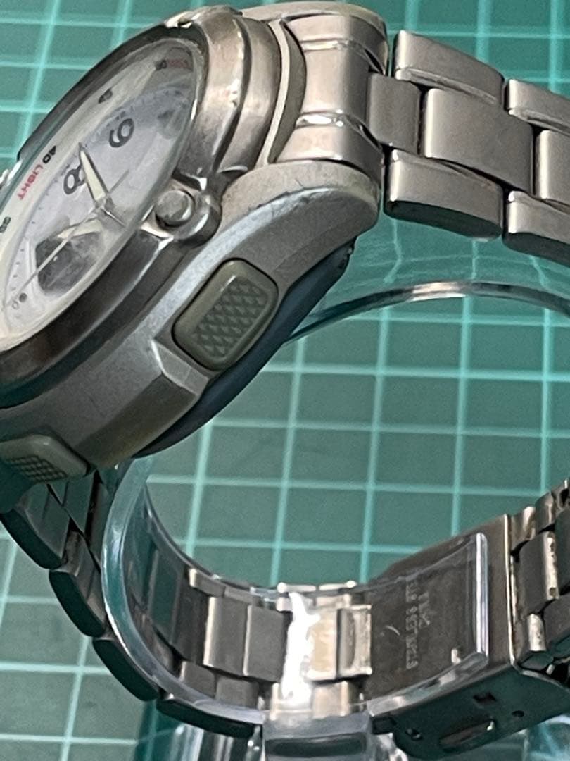 Q&Q SOLARMATE 電波ソーラー アナデジ腕時計 メンズ 稼働品 — image 4