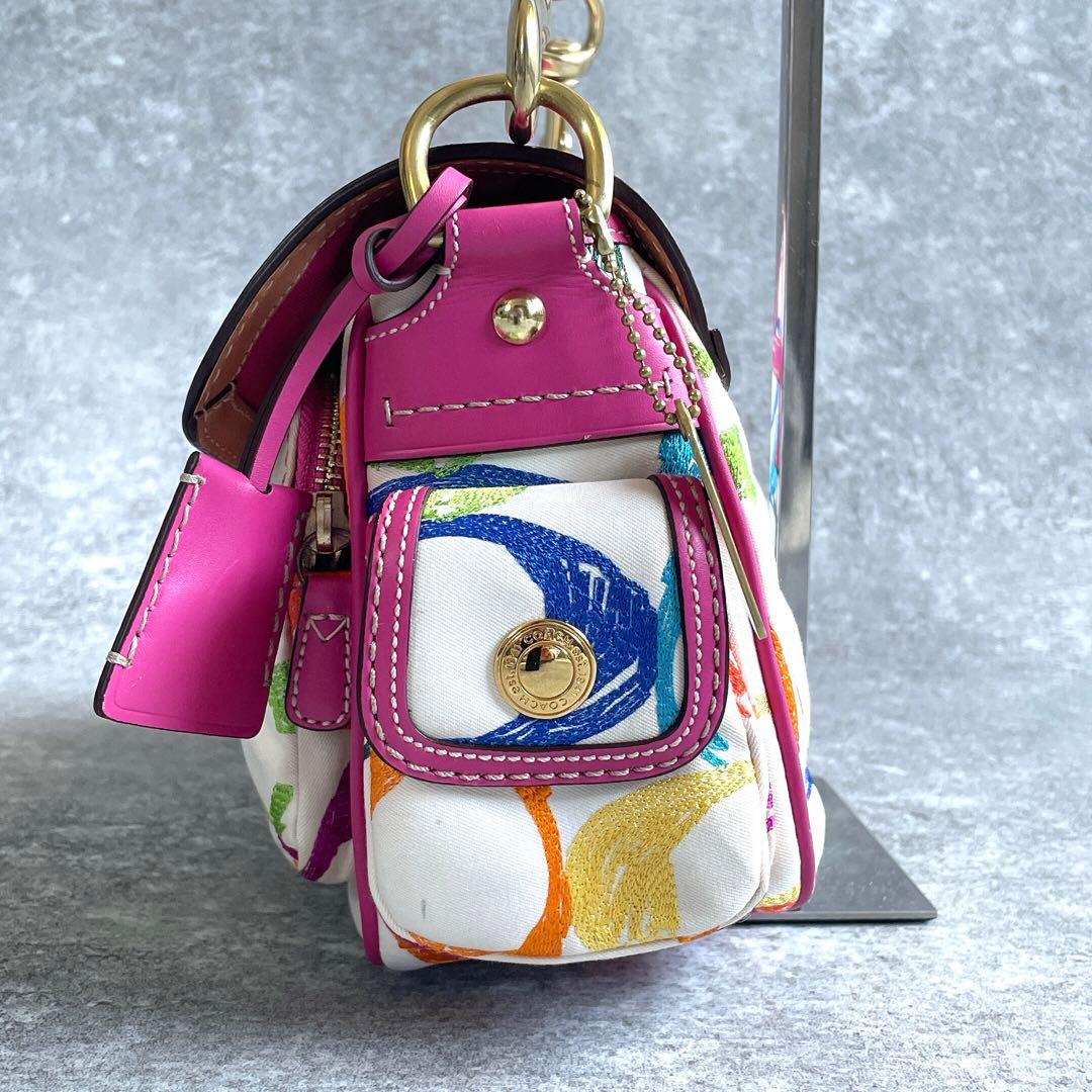 y2k COACH Scribble Stitch Pocket FlapLtd — image 2