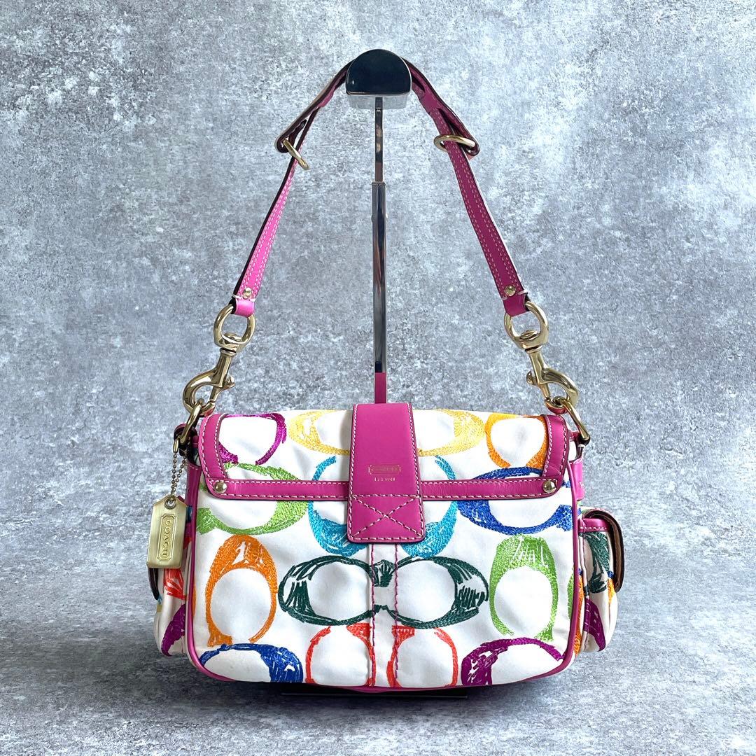 y2k COACH Scribble Stitch Pocket FlapLtd — image 3